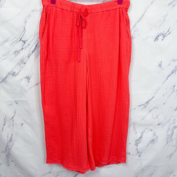 Eileen Fisher | Wide Leg Cropped Pant | L - Picture 8 of 9